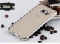 Silikonhülle Glänzender Rand Silber für Samsung Galaxy S6
