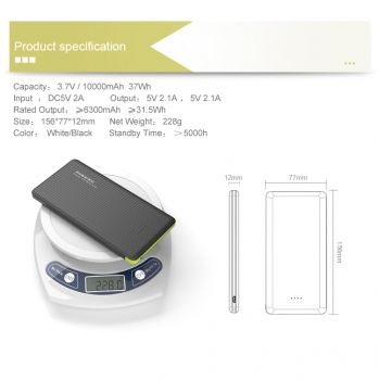 Hochwertige Powerbank 10000mAh Akkuleistung