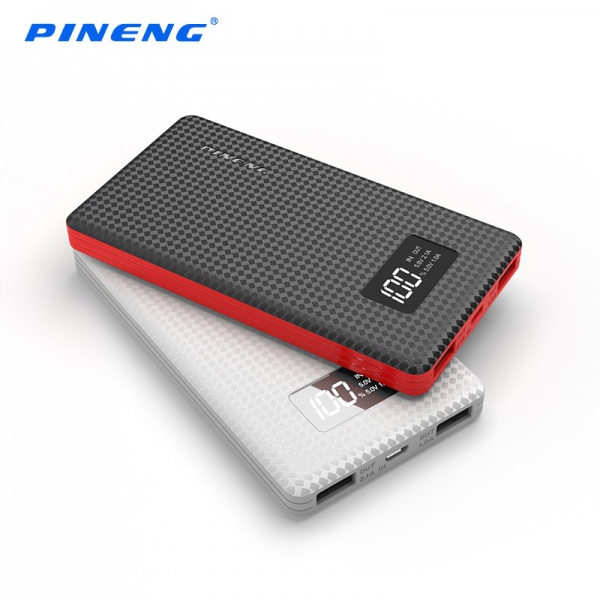 PINENG 10000mAh Powerbank mit Display